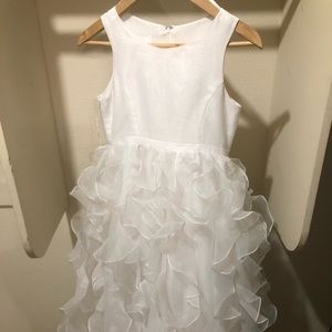 David’s Bridal Organza Flower Girl Dress